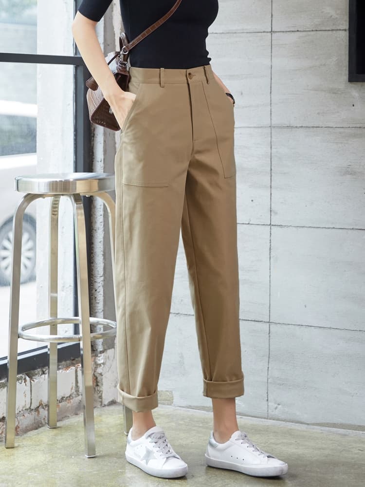 ワークパンツ ゆったりシルエット 機能的ワークパンツ