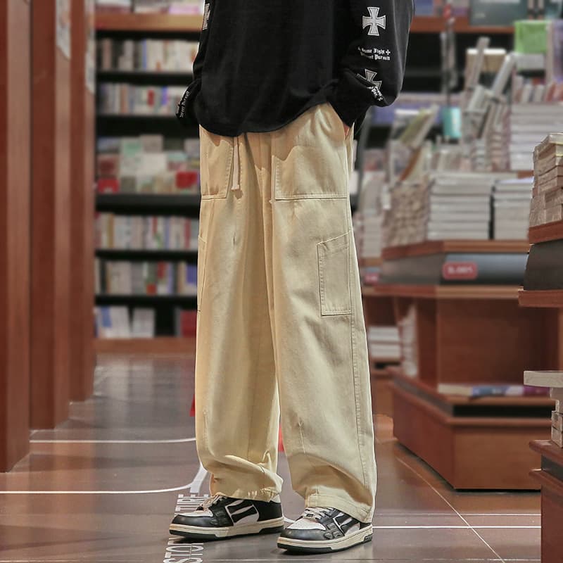 ワークパンツ ゆったりシルエット ワーク チノパンツ