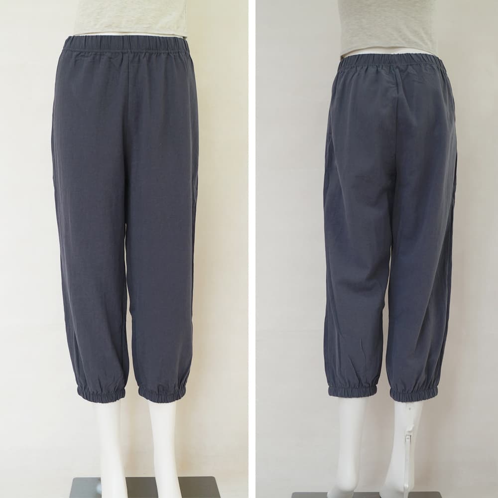 ワークパンツ ゆったり裾絞りチノパン 春夏用ジョガーパンツ