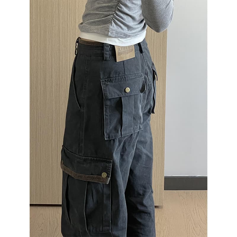 ゆったりシルエット ミリタリーワークパンツ