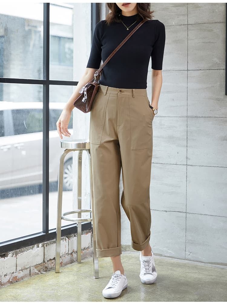 ワークパンツ ゆったりシルエット 機能的ワークパンツ
