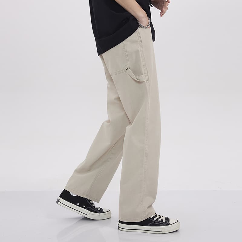 ゆったりシルエット カーゴワークパンツ