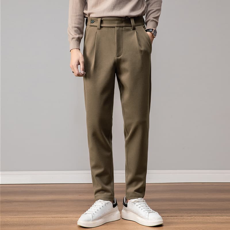 ワークパンツ テーパードワーク紳士スラックス