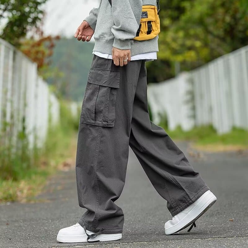 ワークパンツ ゆったりシルエット ワークカーゴパンツ