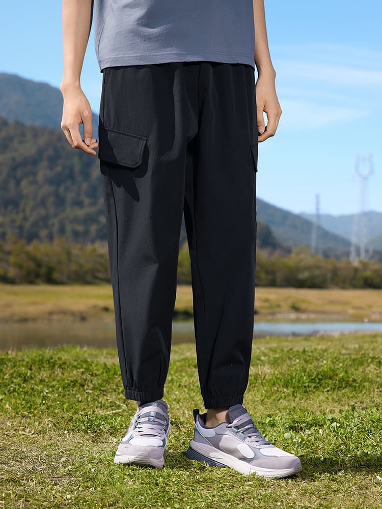 ワークパンツ アウトドア楽らくカーゴパンツ