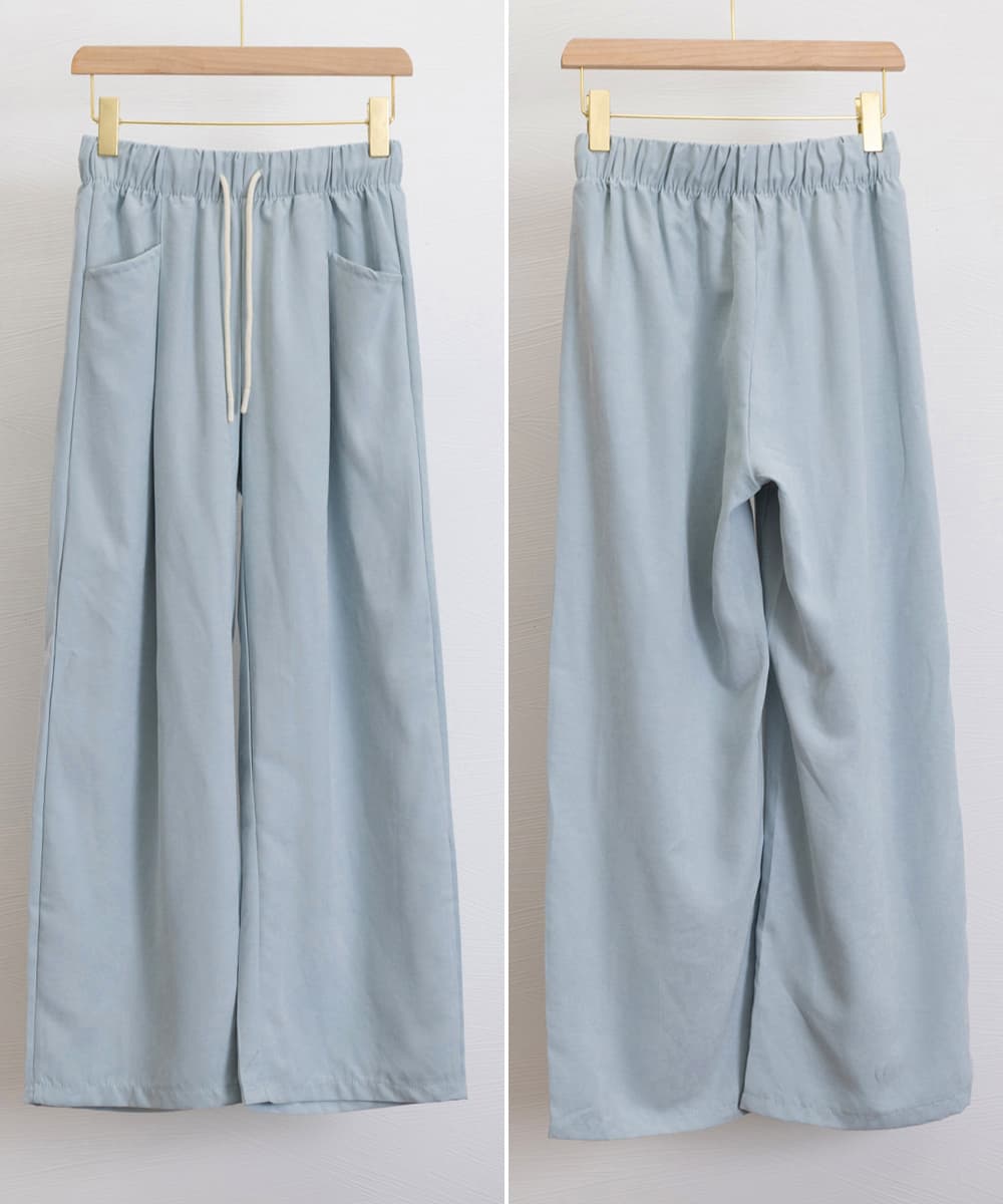 ワークパンツ ゆったり楽ちんチノパン ストレートワイド