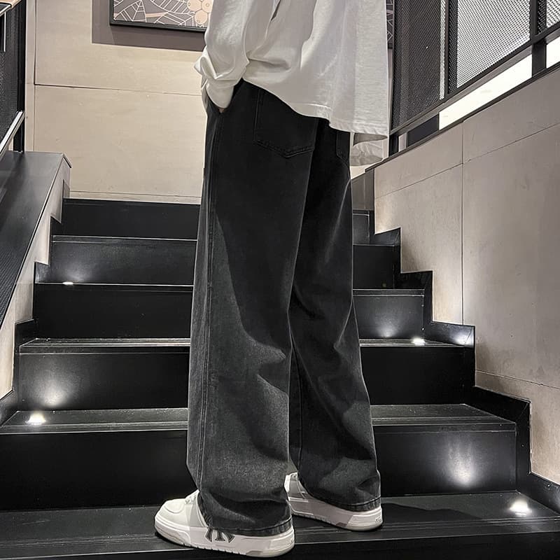 ゆったりストレートワークパンツ