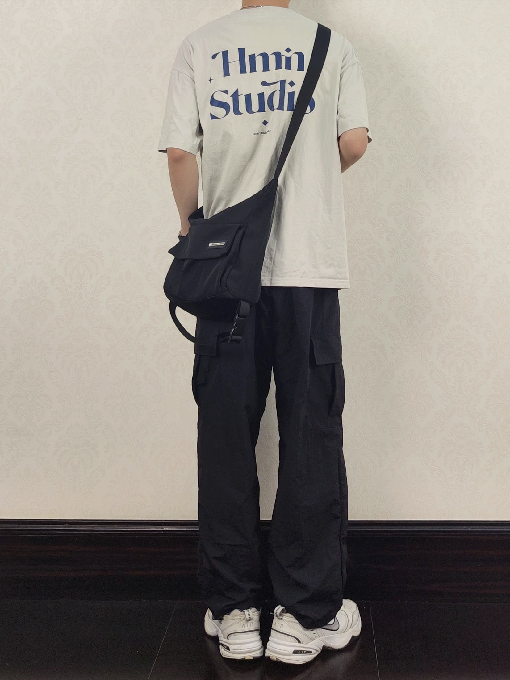 ミリタリーテイスト カーゴワークパンツ
