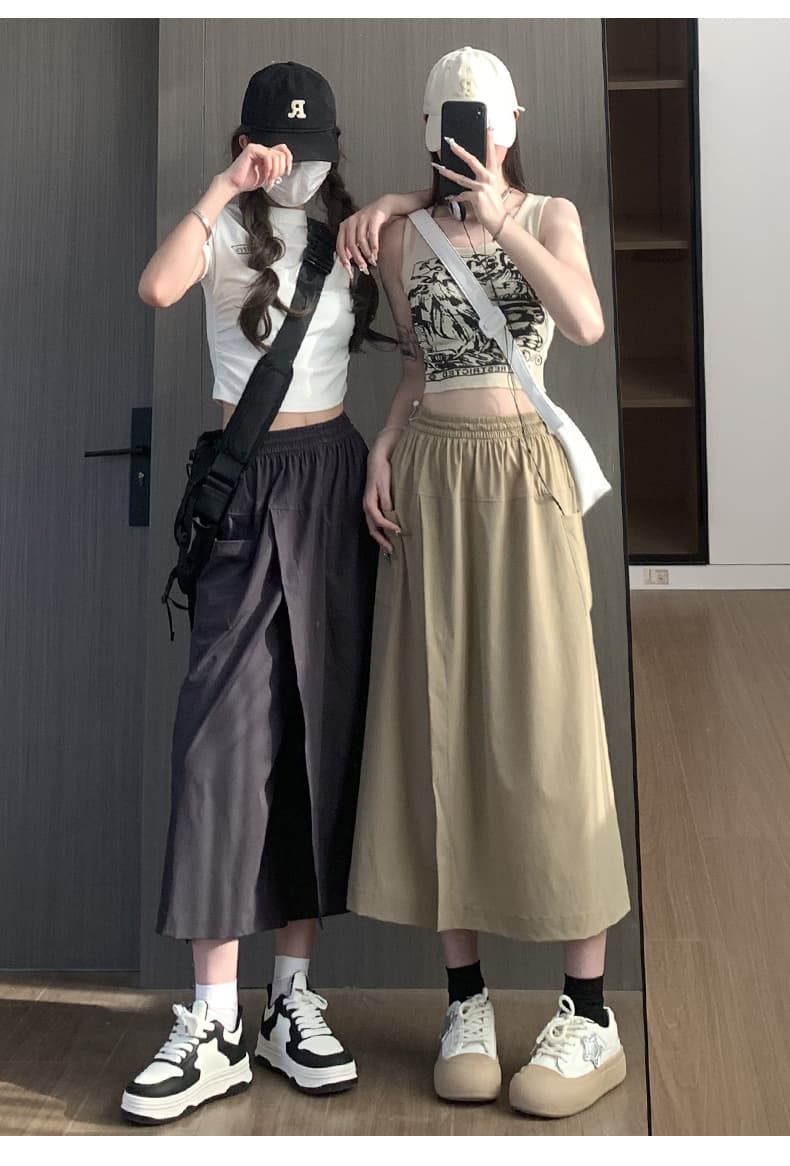 ワークパンツ ゆったりシルエット ワイドスラックス