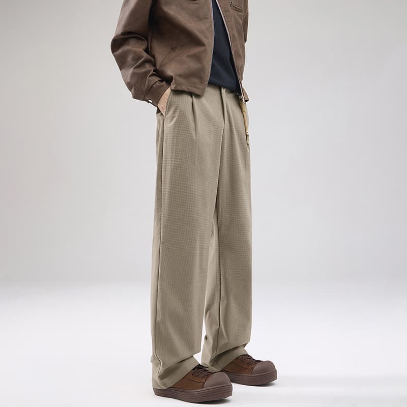 ワークパンツ ゆったりシルエットワークスラックス