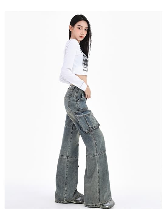 ワークパンツ クラシカルワイドワークデニム