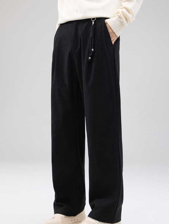 ワークパンツ ゆったりシルエットワークスラックス