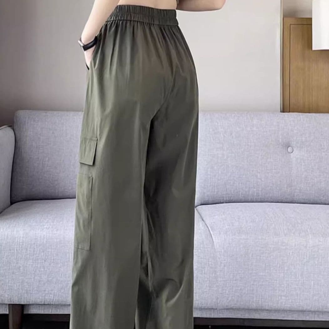 ワークパンツ ワークパンツ リラックスシルエット ゆったりカーゴパンツ 裾絞り