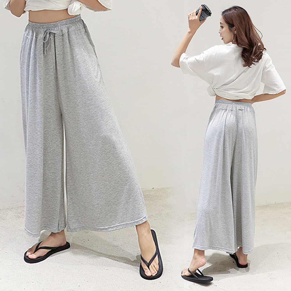 ワークパンツ ハイウエスト ワイドスラックス レディース