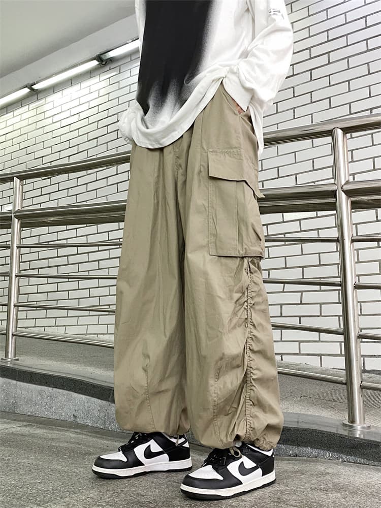 ワイドシルエットカーゴワークパンツ
