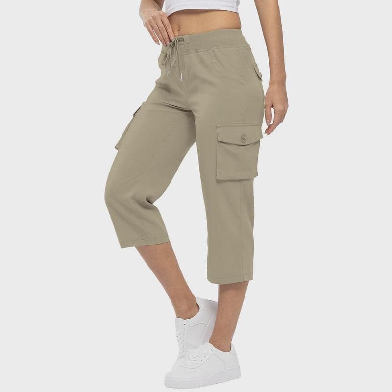 ワークパンツ リラックスシルエット七分丈ワークカーゴパンツ