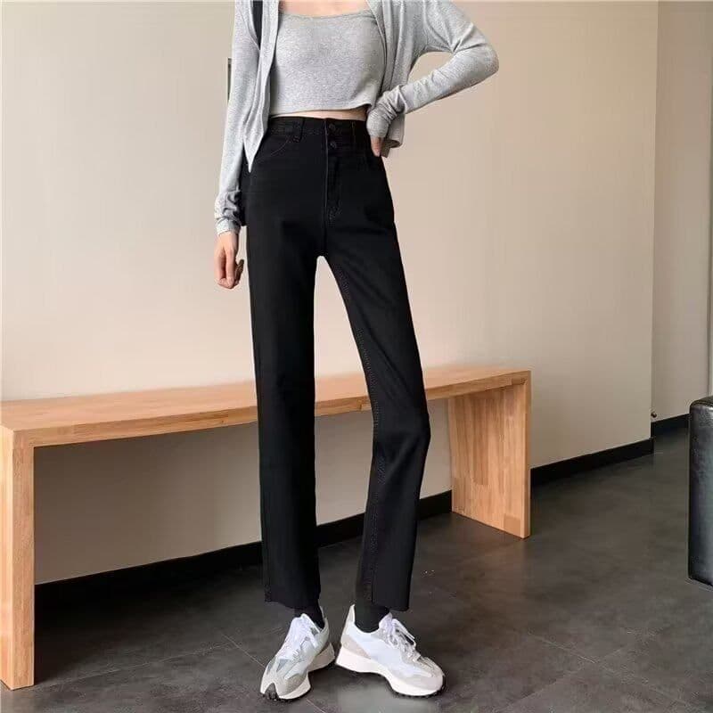 ワークパンツ すっきりシルエット 細身デニム