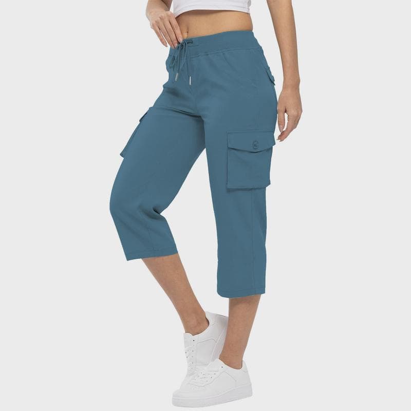 ワークパンツ リラックスシルエット七分丈ワークカーゴパンツ