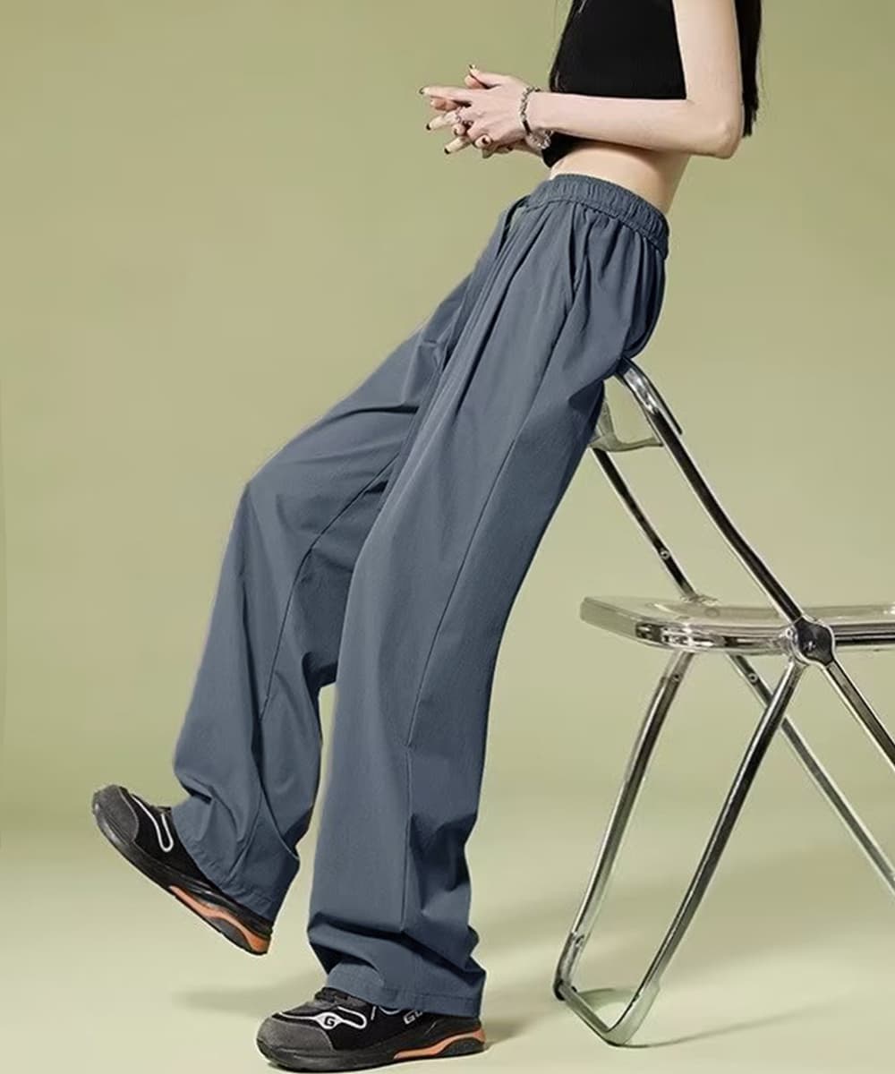 ワークパンツ レディース ハイウエスト 美脚チノパン ワイドシルエット