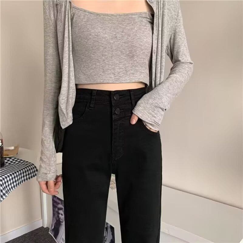 ワークパンツ すっきりシルエット 細身デニム