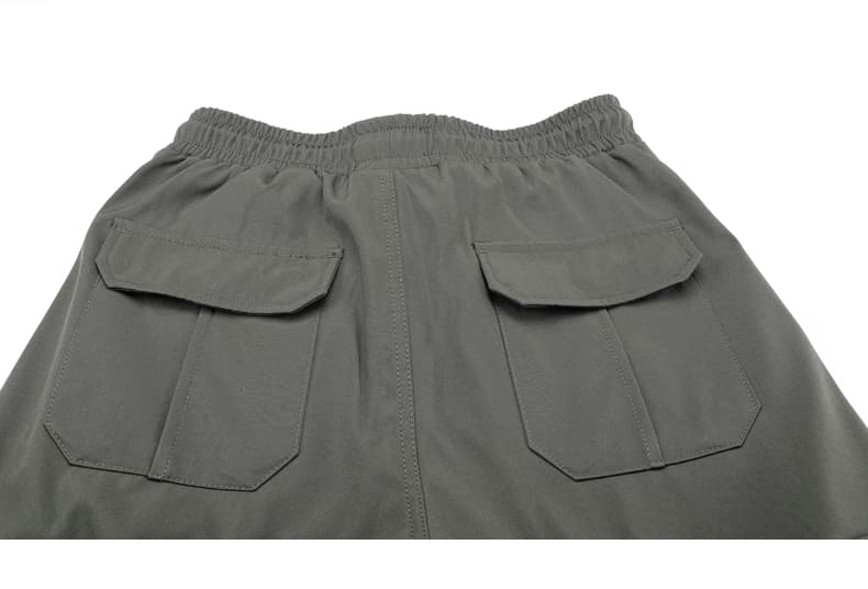 ワークパンツ ミリタリーテイスト カーゴジョガーパンツ