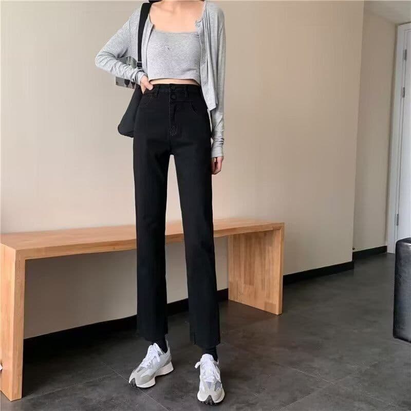 ワークパンツ すっきりシルエット 細身デニム