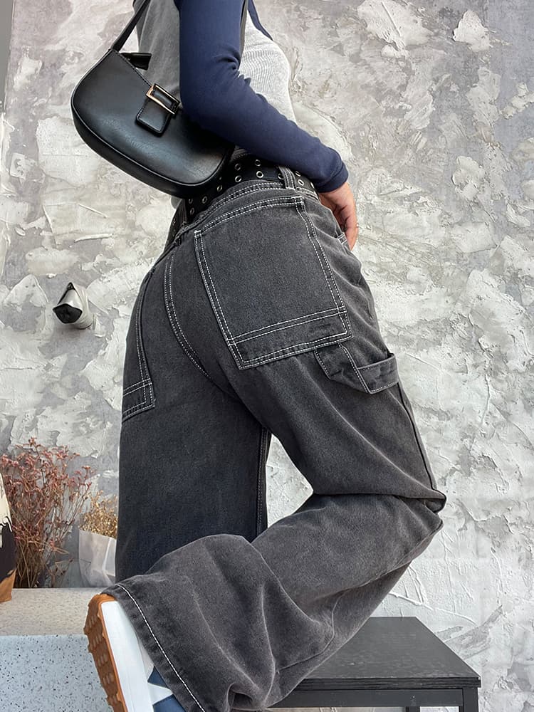 たっぷりシルエットワークパンツ