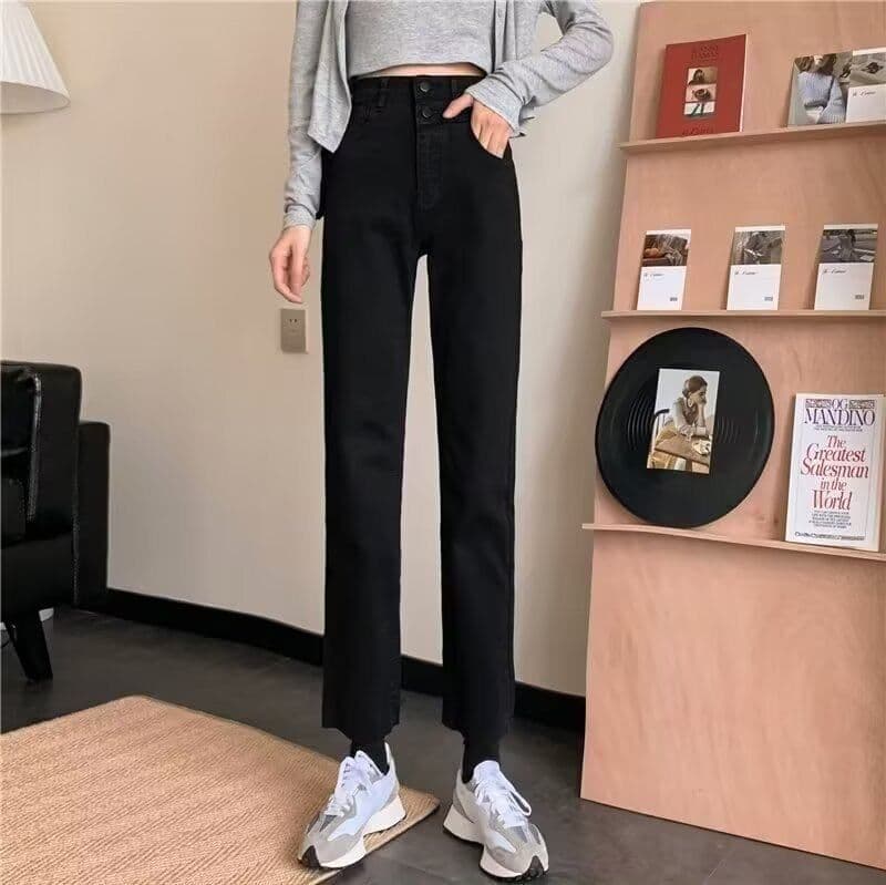 ワークパンツ すっきりシルエット 細身デニム