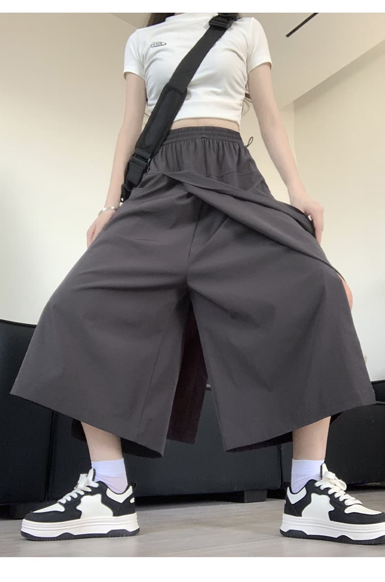 ワークパンツ ゆったりシルエット ワイドスラックス