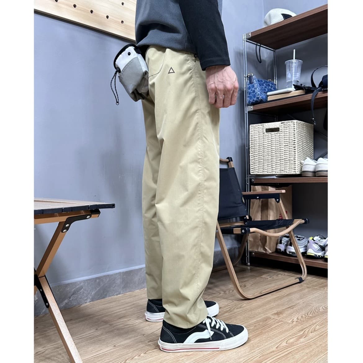 ワークパンツ シンプル快適ワークチノパン