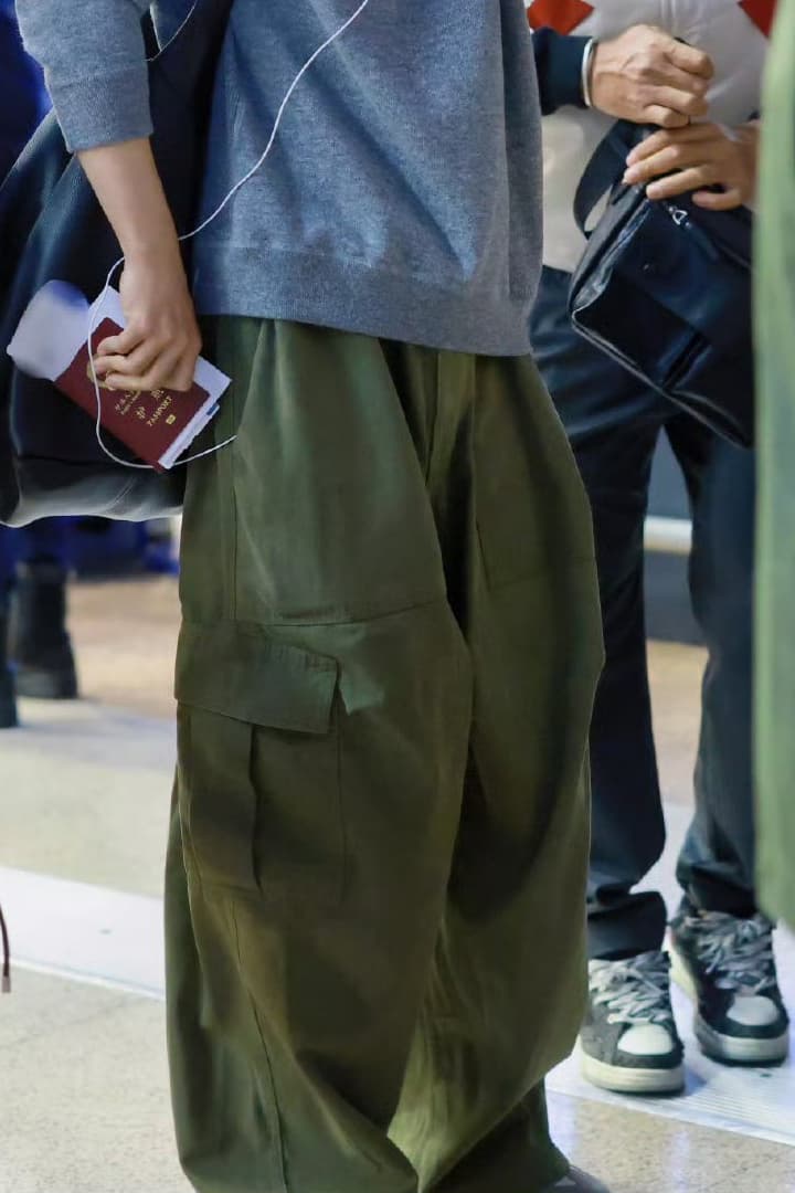 ワークパンツ リラックスワイドカーゴパンツ