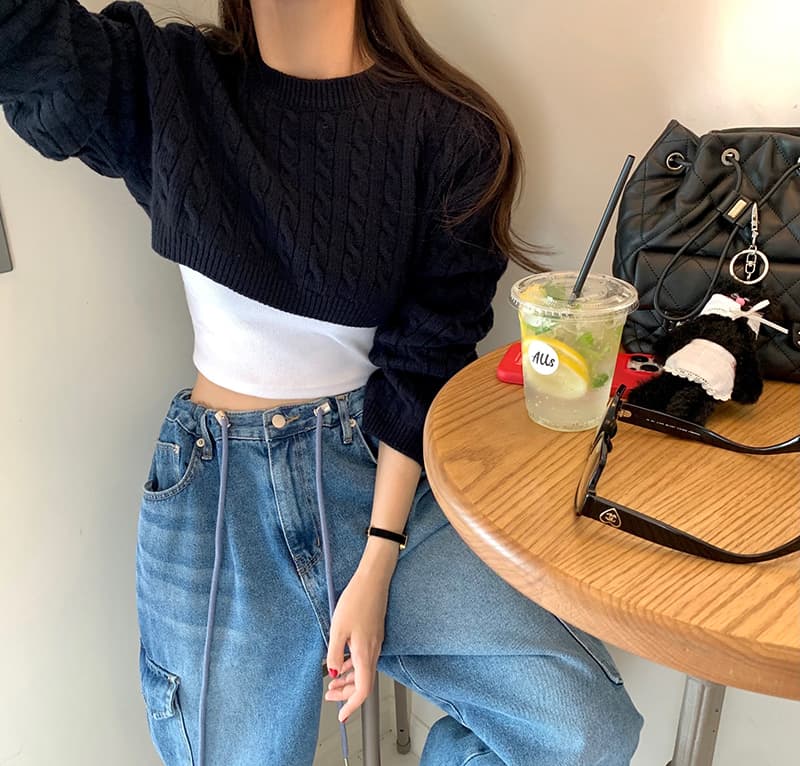 ワークパンツ ゆったりシルエットカーゴデニム