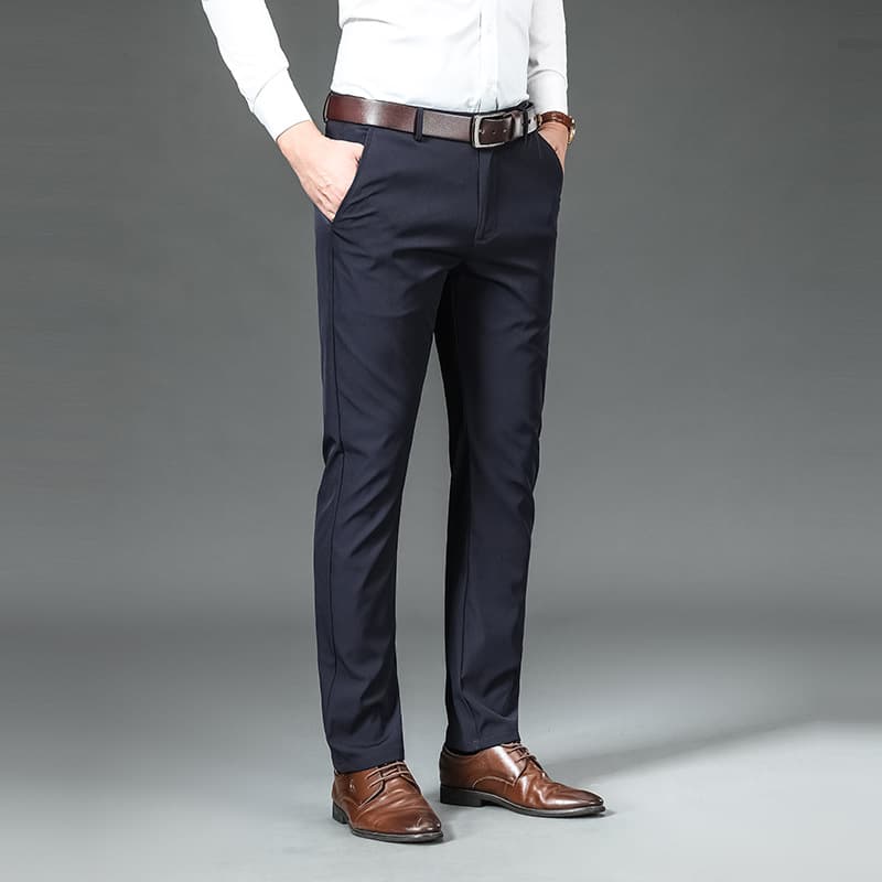 ワークパンツ ワークパンツ 快適ストレッチ ビジネススラックス